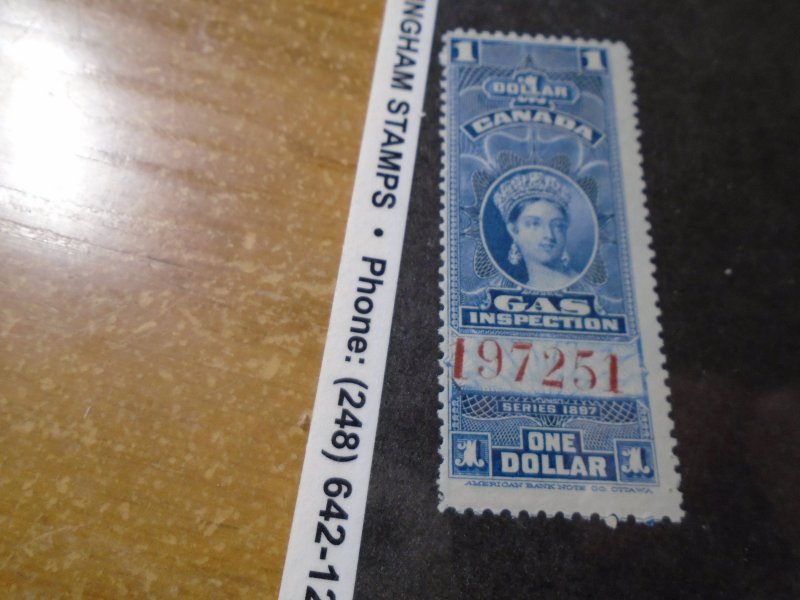 Canada Revenue Stamp  van Dam  #  FG22  MH