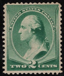 US #213 XF-SUPERB, mint, extremely well centered, no gum, SUPER!