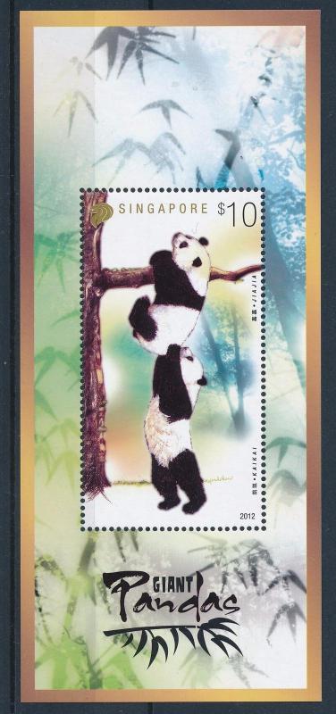 [27869] Singapore 2012 Wild Animals Mammals Giant panda MNH Sheet