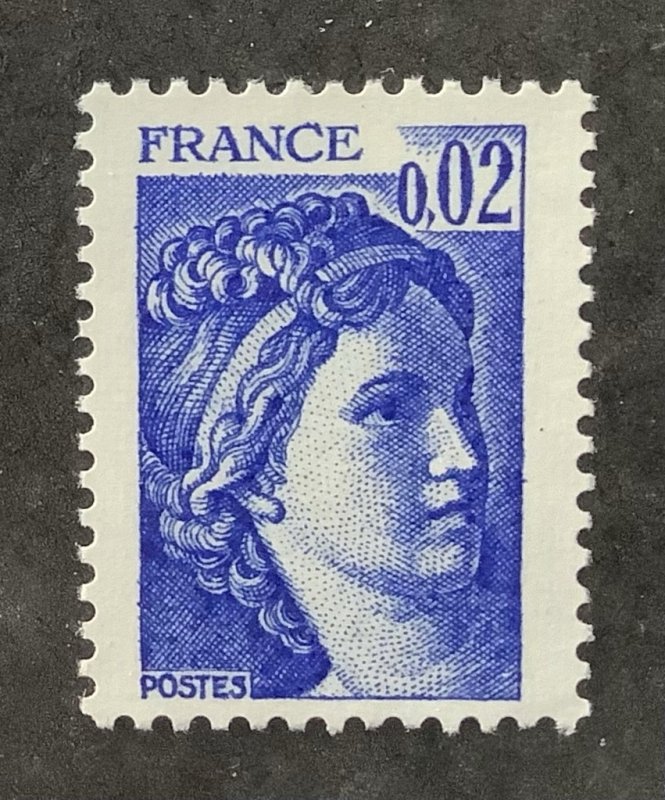 France 1978 Scott 1561 MNH - 2c, Sabine after David