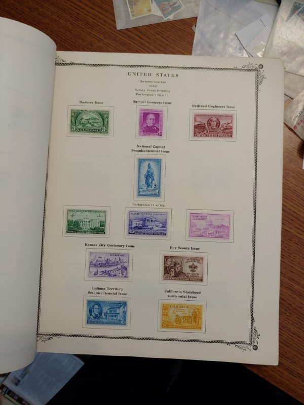 UNITED STATES COLLECTION IN MINUTEMAN ALBUM 1800's-1960's SEE SCANS