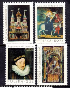 Poland 1974 Polish Art Complete Mint MNH Set SC 2066-2069