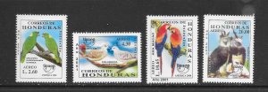 BIRDS - HONDURAS #C1090-3 MNH