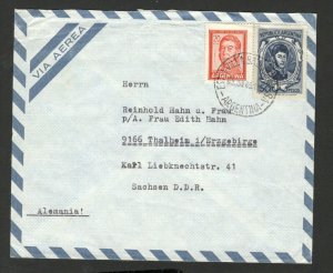 ARGENTINA TO GERMANY -NICE AIRMAIL LETTER-FAMOUS - 1969.