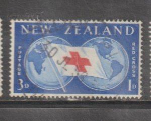 SCB56 1959 New Zealand Red Cross used