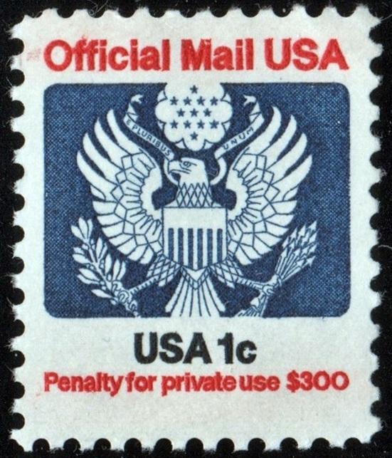 SC#O127 1¢ Official Mail (1983) MDG