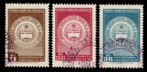 Paraguay #C294-C296 used