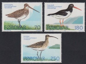 1977 Faroe Islands 28-30 Birds