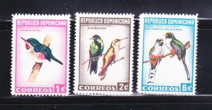 Dominican Republic 602-604 Set MH Birds (D)