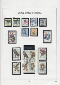 US Collection 1870-1992 Used in 2 Hingeless Davo's Albums