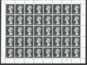 1969 machin hi-value sheet set - Complete set of 4 values UNMOUNTED MINT/MMH