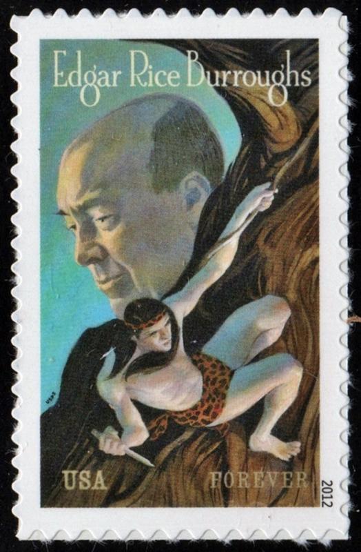 SC#4702 (45¢) Edgar Rice Burroughs Single (2012) SA