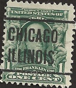# 300 BLUE GREEN USED BEN FRANKLIN