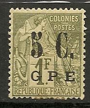 Guadeloupe 11 mint CV $17