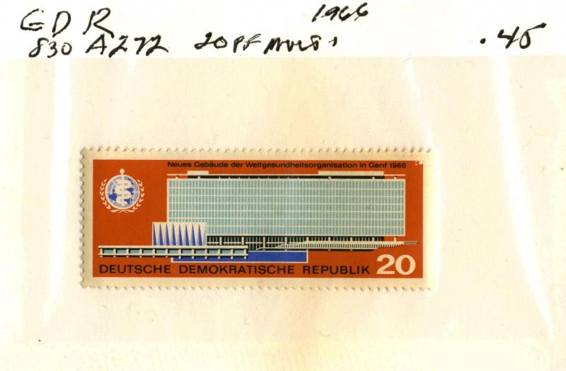 GERMANY DDR #830 , MINT NH - 1966 - DDR140NS