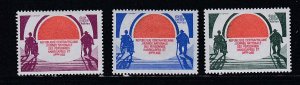 Central Africa # 623-625, Day of Handicapped, Mint NH, 1/2 Cat.