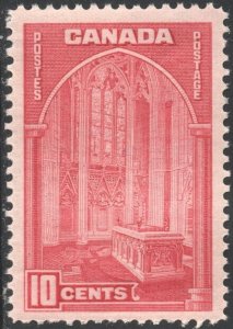 Canada SC#241 10¢ Memorial Chamber, Parliament Building Single (1938) MNH