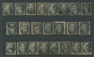 260+ Jackson 73 & Grill Used Stamp Students Study Lot Scott CV $15,000+ (Lot775)