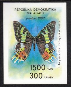Malagasy Butterflies 1087 Souvenir Sheet MNH VF