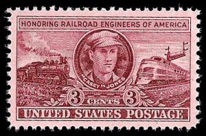 # 993 MINT NEVER HINGED RAILROAD ENGINEERS TEMP