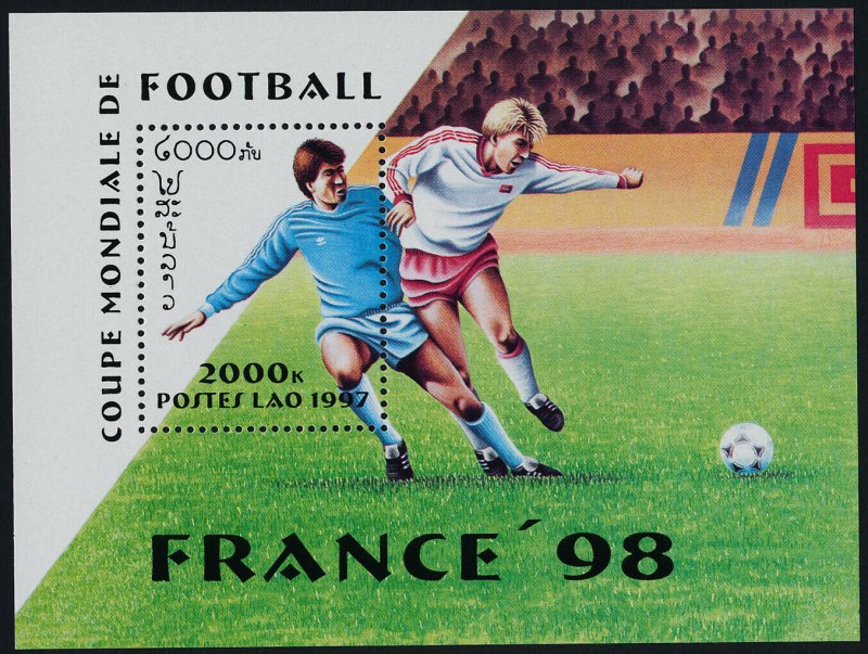 Laos 1347 MNH World Cup Soccer, Sports