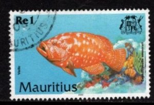 Mauritius - #911 Fish  -  Used
