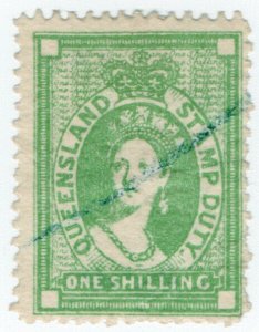 (I.B) Australia - Queensland Revenue : Stamp Duty 1/-