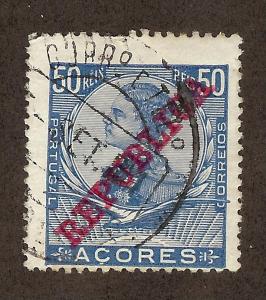 AZORES SC# 132 FINE U 1910