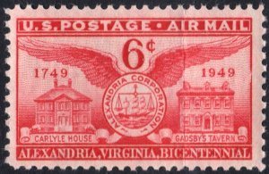 SC#C40 6¢ Alexandria Bicentennial (1949) MNH