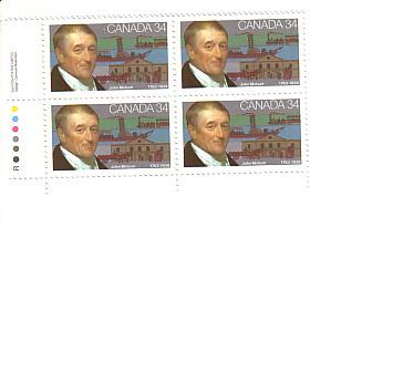 Canada Plate Block, MNH, #1117