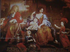 CHAD 1971: SC#233L THE GRAND DAUPHIN AND HIS FAMILY:   MH-: S/S SHEET  RARE-