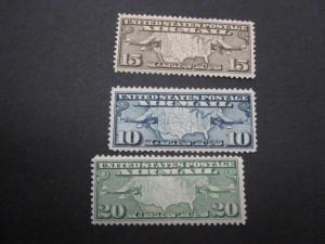 US #C7-9 Mint Hinged  - WDWPhilatelic