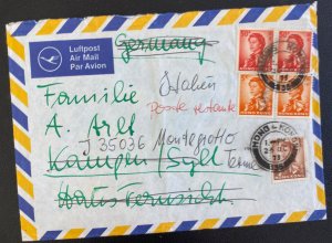 1963 Hong Kong Airmail Postage Due Cover To Germany