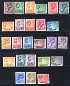 MOMEN: SEYCHELLES SG #135-149 MINT OG H £550 LOT #67199