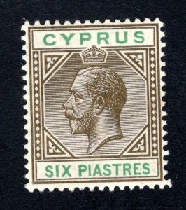 Cyprus, SC# 67,   VF, Unused, King George V,  CV $6.00  .......1580363