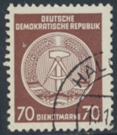 German Democratic Republic Sc# O43 CTO   see details  / scans 