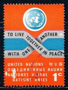 United Nations - New York #104 Single Used