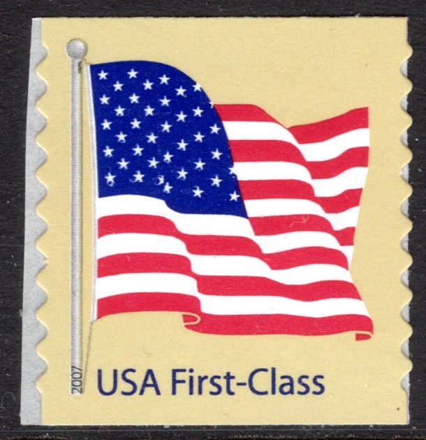 4132 MNH single (41¢) Flag coil format, perf. 9.5 - no per item S&H fee