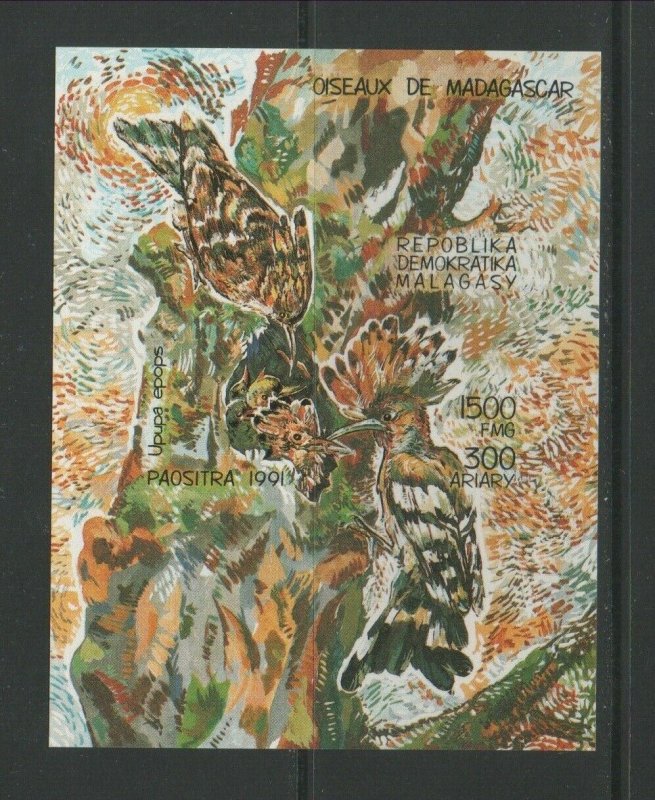 Thematic Stamps Animals - MADAGASKAR 1992 BIRDS MS937 mint