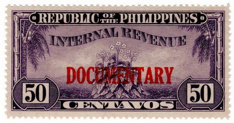 (I.B) Philippines Revenue : Documentary 50c