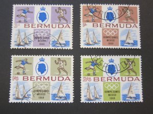 Bermuda 1968 Sc 226-229 set FU