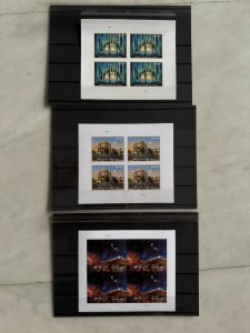 US USA Caves, Palaces of Arts,Cosmic Cliffs full sheet of 4 in MNH VF Free FedEx