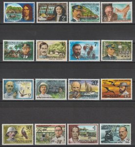 CHRISTMAS ISLAND 1977 SG 67/82 MNH