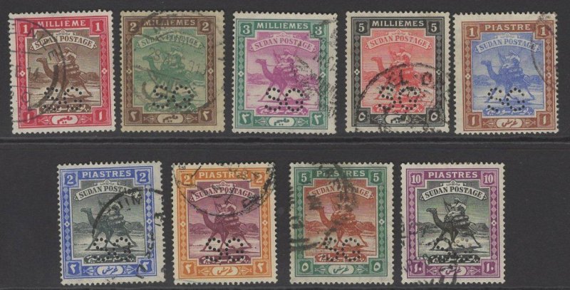 SUDAN SGO12/20 1913-22 OFFICIAL SET USED