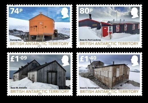 2024/01- BAT-BRITISH ANTARCTIC - ANTARCTIC HERITAGE TRUST  4V complet set MNH**A