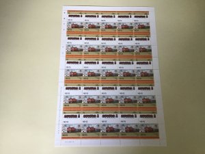 Nevis J.N.R. Class Locomotive Railway Train MNH full  stamps sheet 49566