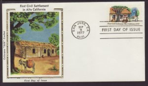 US 1725 Alta,California 1977 Colorano U/A FDC