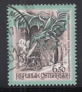 Austria    #1731   used   1997  stories and legends  6.50s