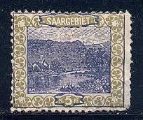 Saar - Scott # 68, unused