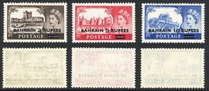 Bahrain SG94/96 Set of 3 U/M Cat 40 pounds